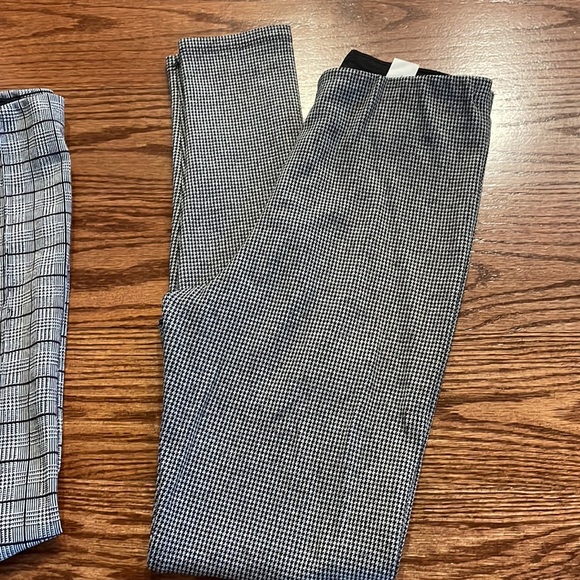 ZARA BASIC COLLECTION LEGGING pants SET OF 2 / bundle size Small patterned - Picture 3 of 9